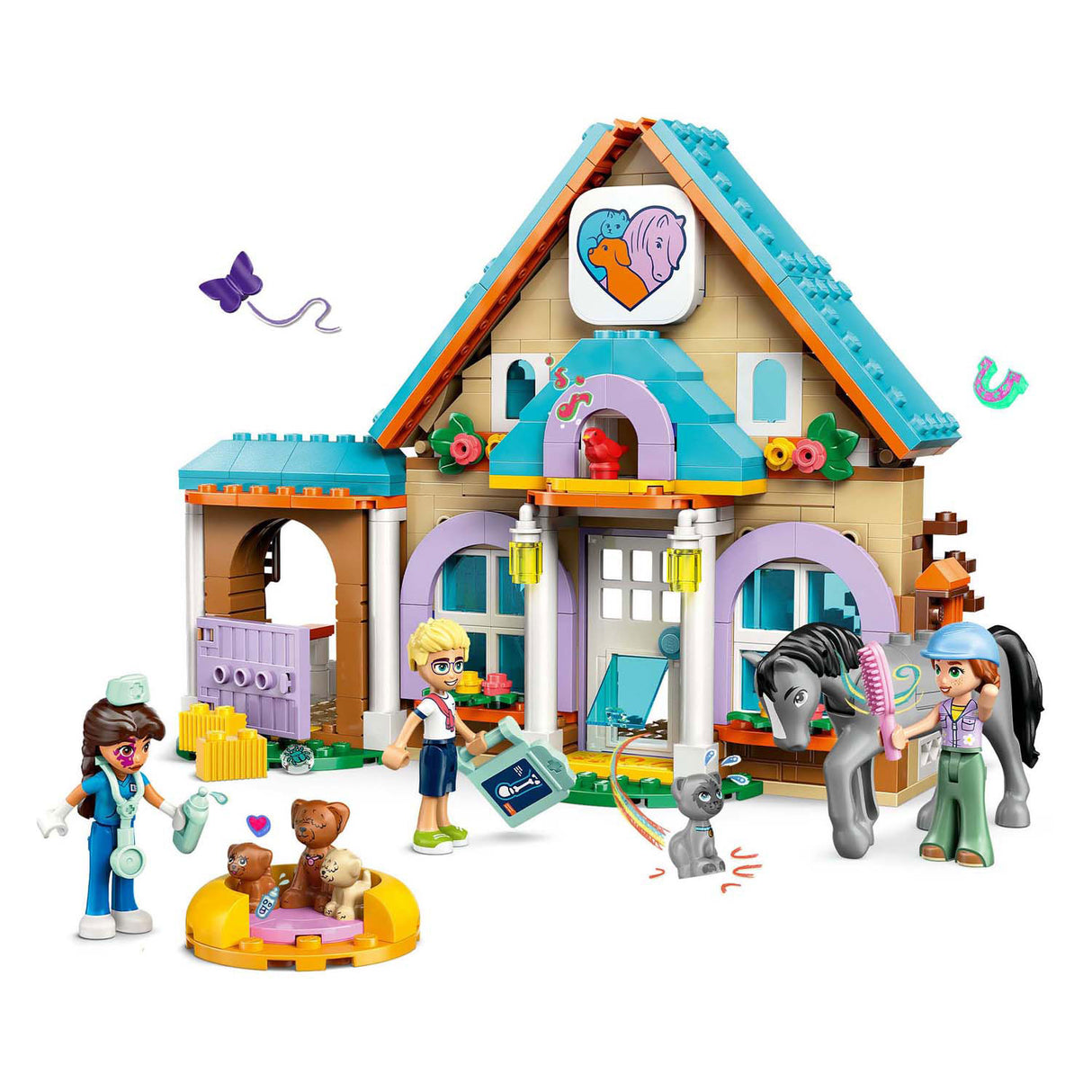 Lego Friends 42651 clinique vétérinaire pour chevaux et animaux de compagnie