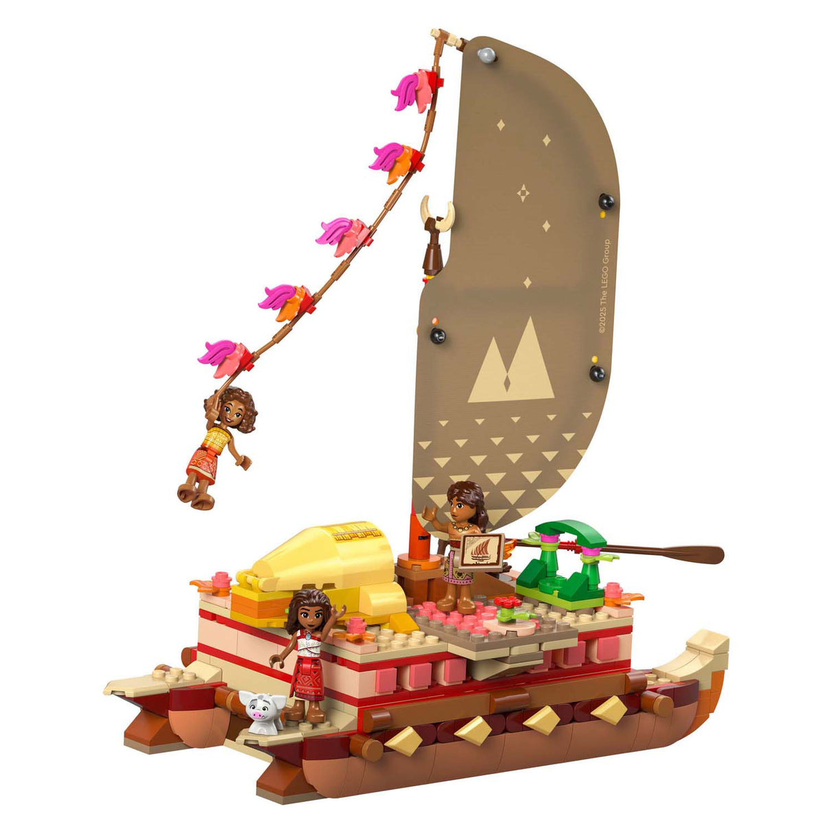 Lego Disney Princess 43270 Le canoë d'aventure de Vaiana