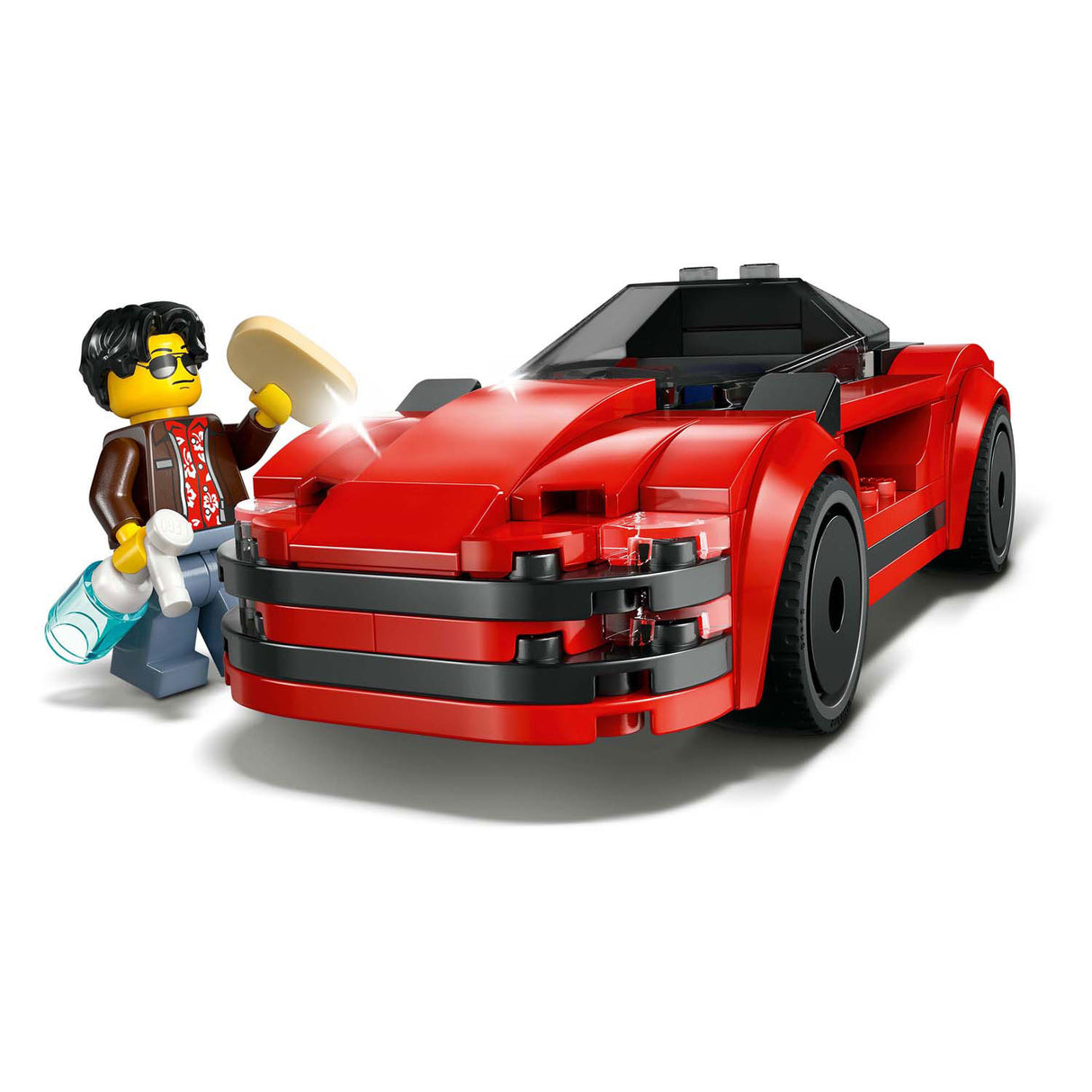 Lego city 60448 voiture de sport rouge