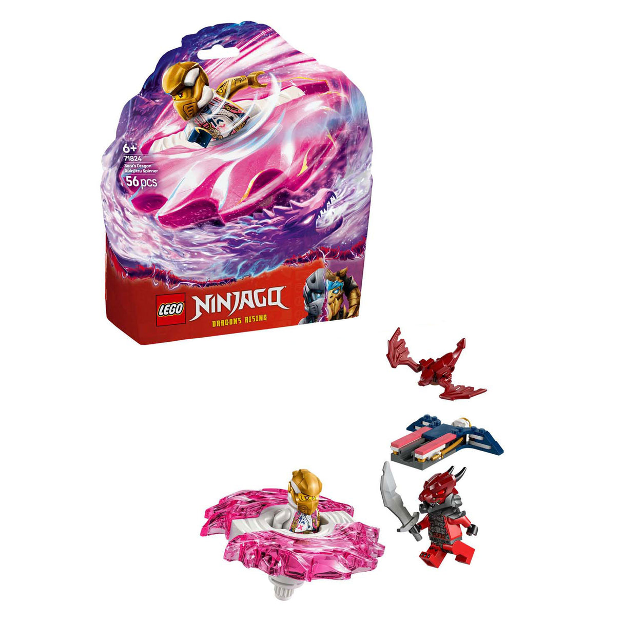 Lego Ninjago 71824 La fileuse du dragon spinjitzu de Sora