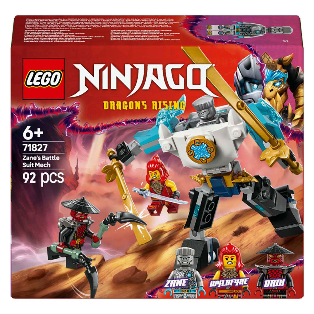 Lego Ninjago 71827 Le robot de combat de Zane