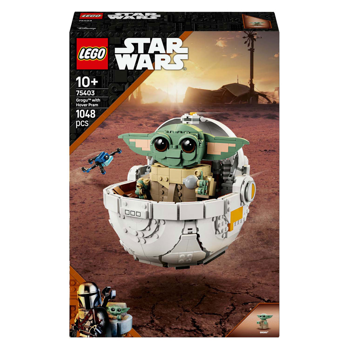 Lego star wars 75403 grogu avec poussette volante