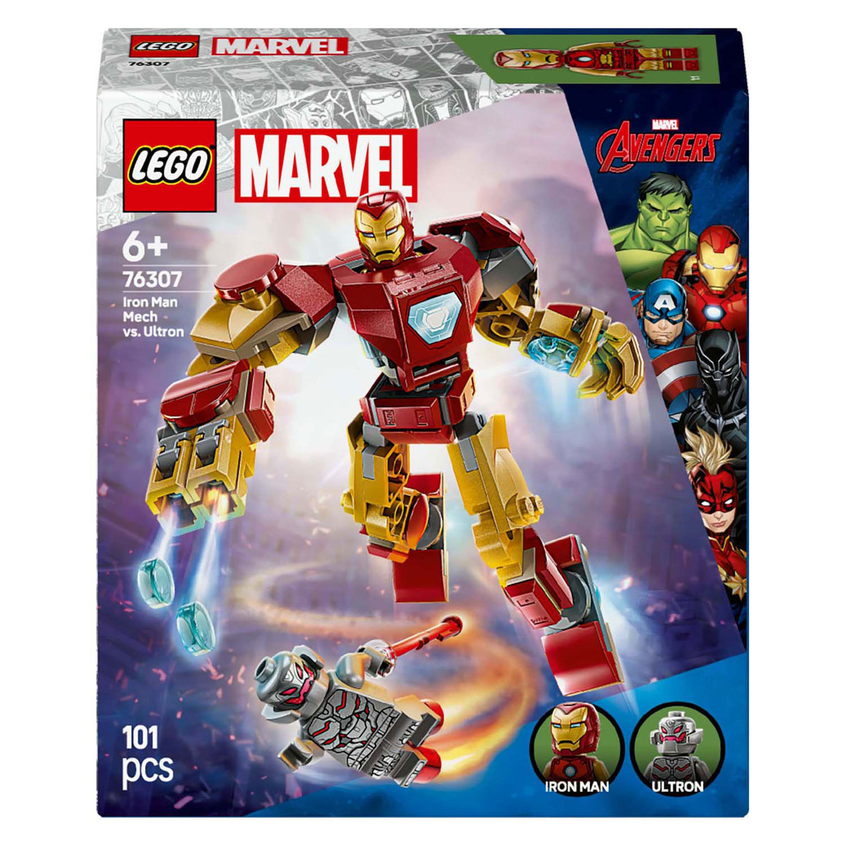 Lego Super Heros 76307 Iron Man Mech contre Ultron