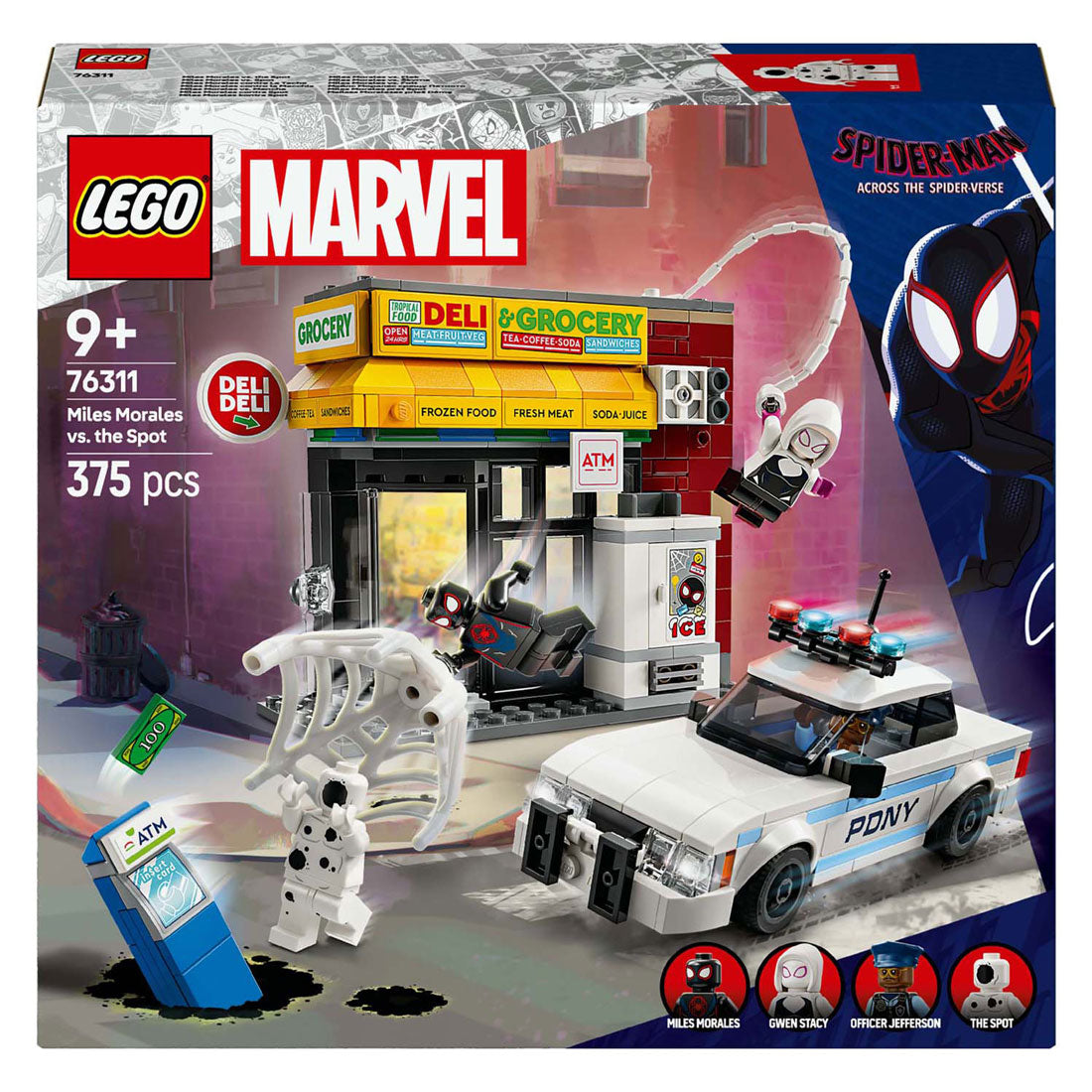 Lego super heros 76311 spider-verse : miles moraux contre la moquerie