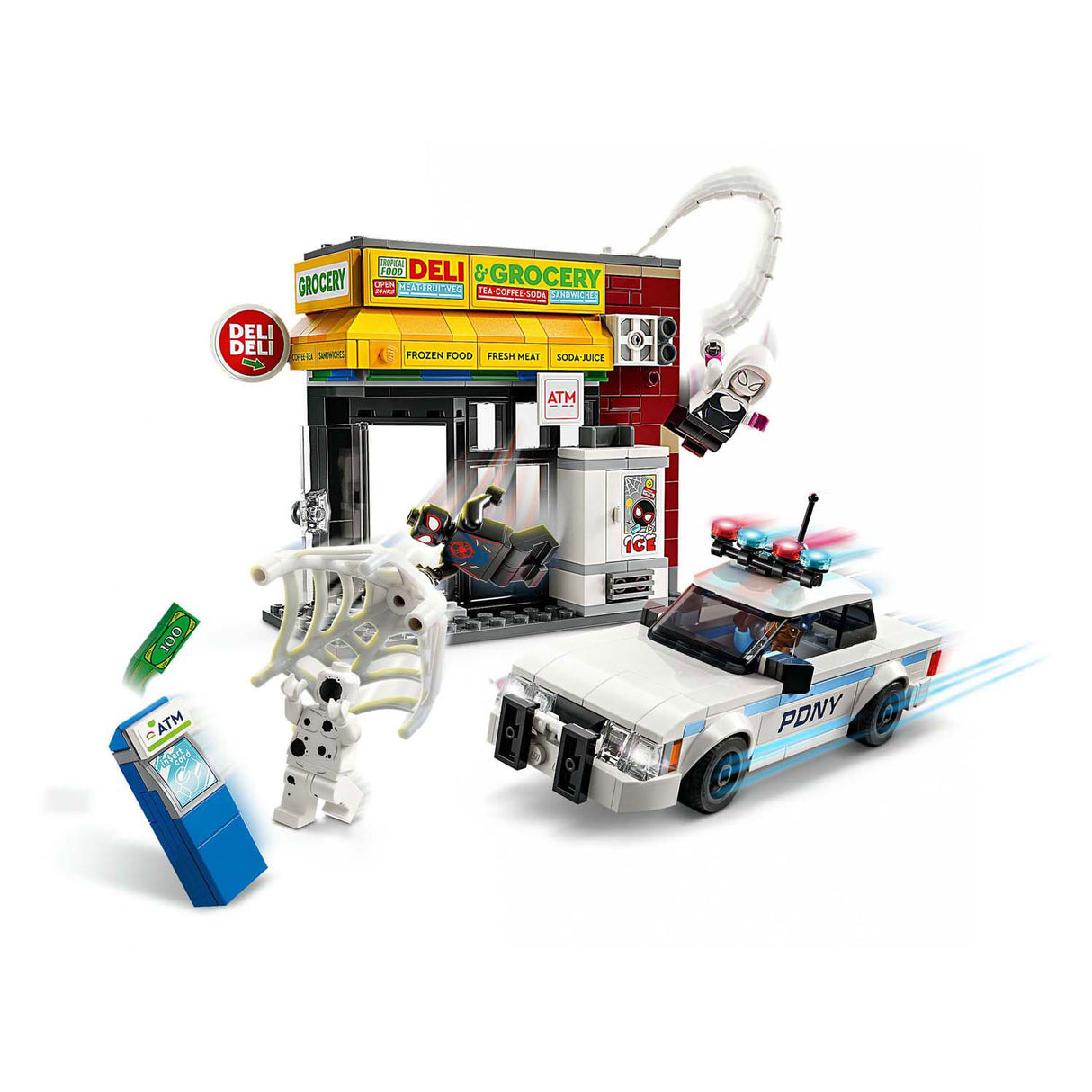 Lego super heros 76311 spider-verse : miles moraux contre la moquerie