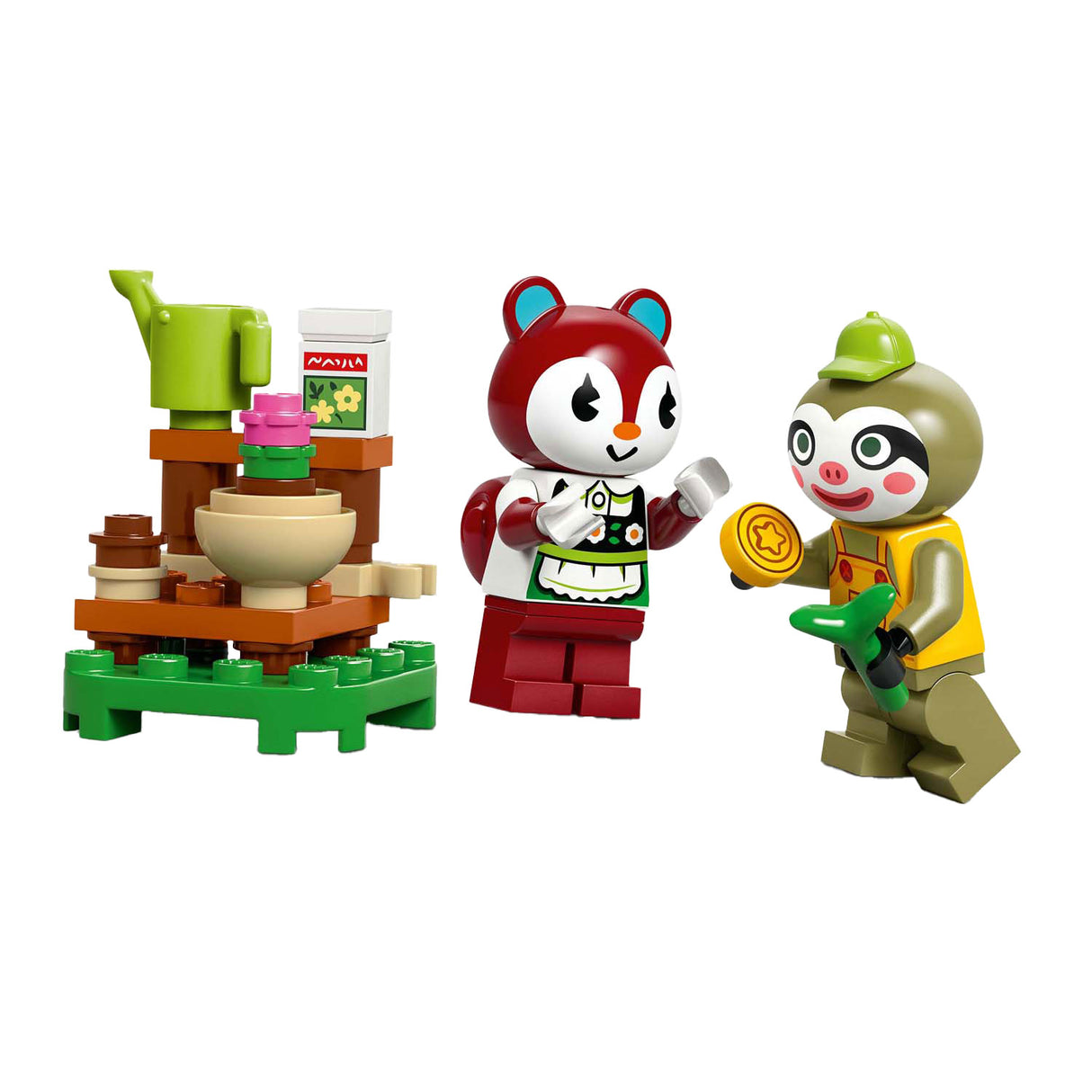 Lego animal traversant 77054 caravane et magasin de jardinage de Leifs