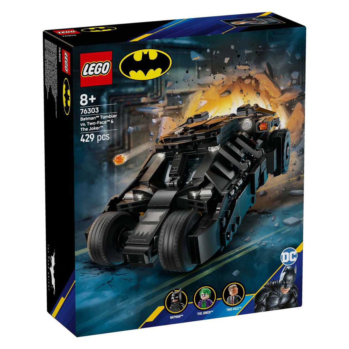 Lego DC 76303 Batman Tumbler contre deux-faces et le joker