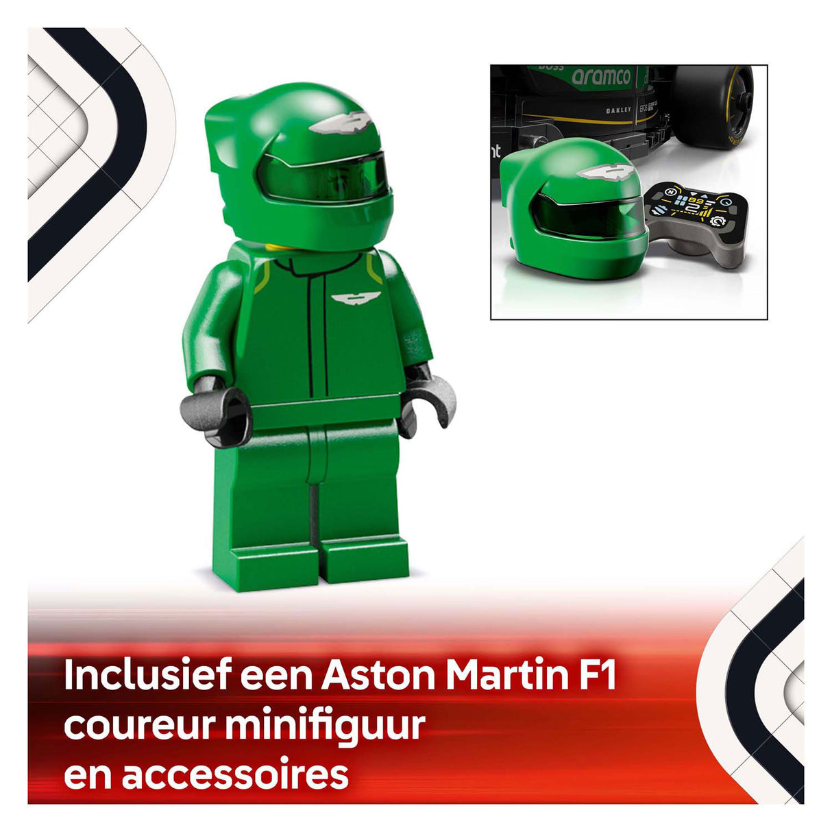 Lego 77245 Speed Champions La voiture de course Aston Martin Aramco F1 AMR24