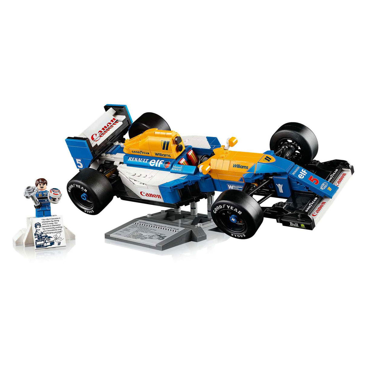 Icônes Lego 10353 Williams Racing FW14B et Nigel Mansell