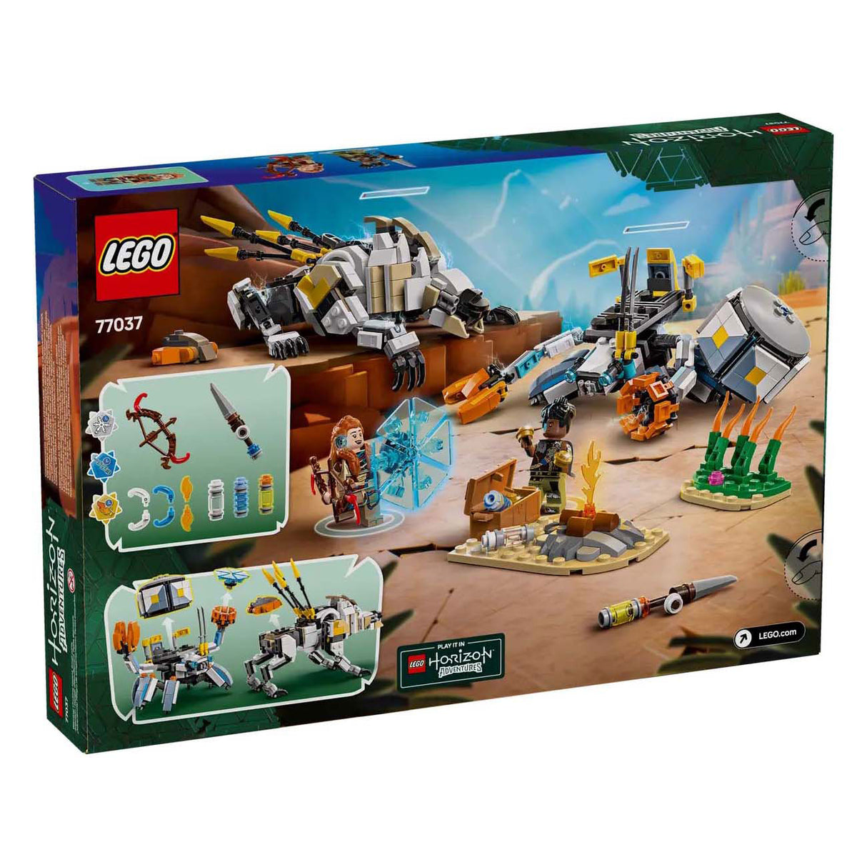 Lego Horizon 77037 Aloy et Varl contre Shell Walker et Sawtooth