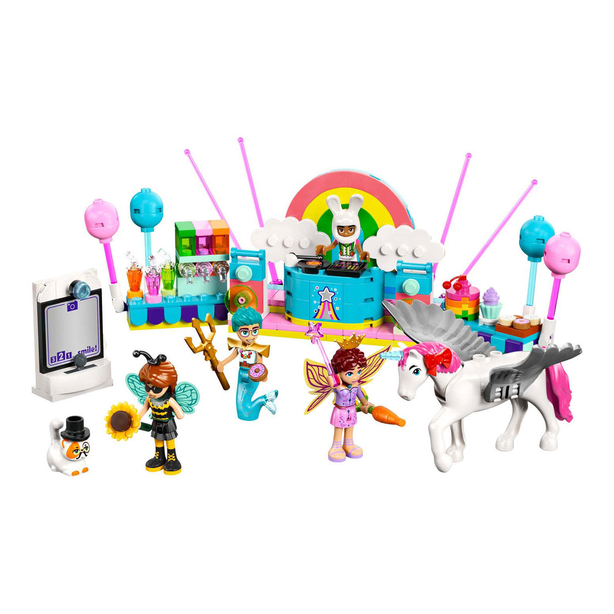 Fête costumée Lego ® Friends avec licorne et fée - 42661