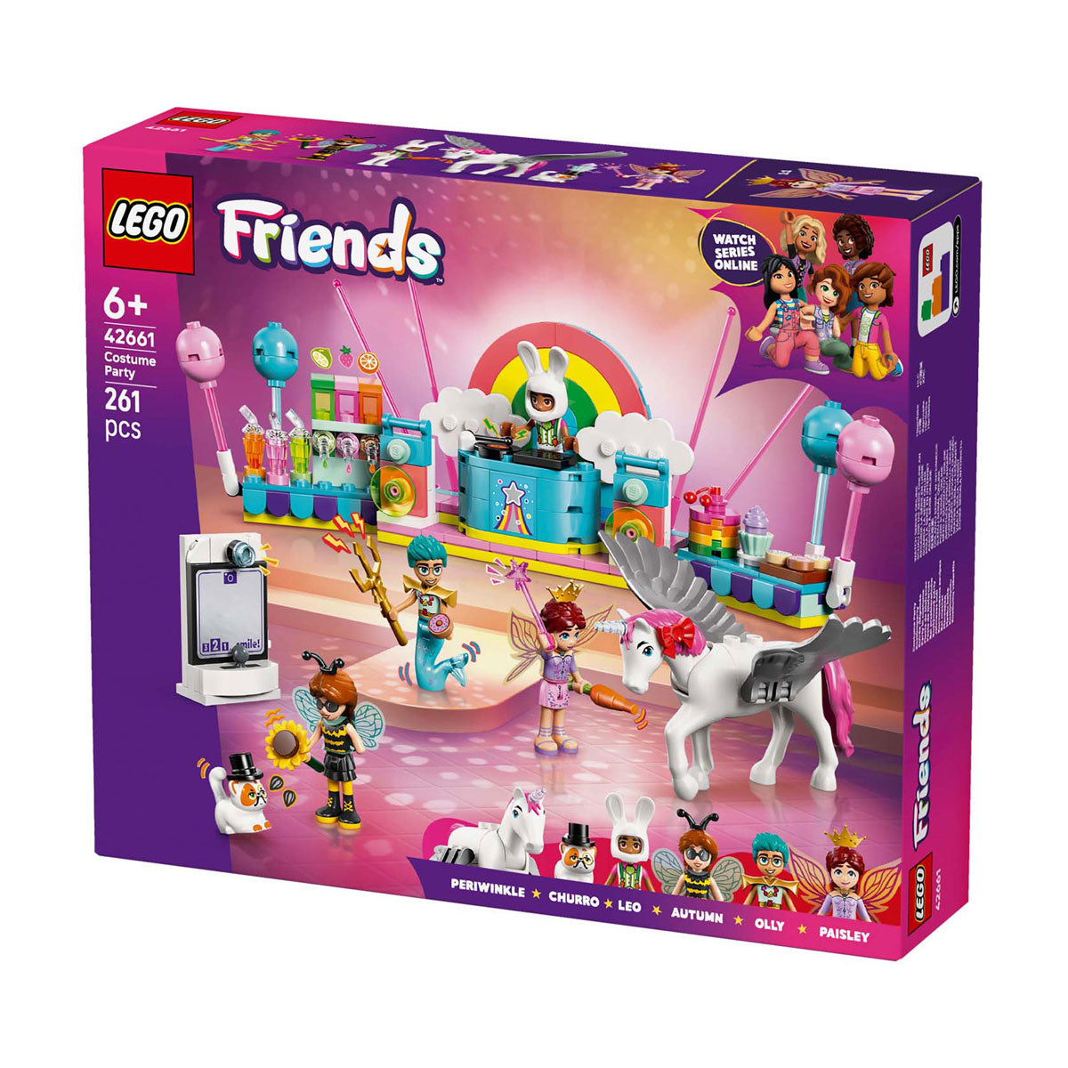 Fête costumée Lego ® Friends avec licorne et fée - 42661