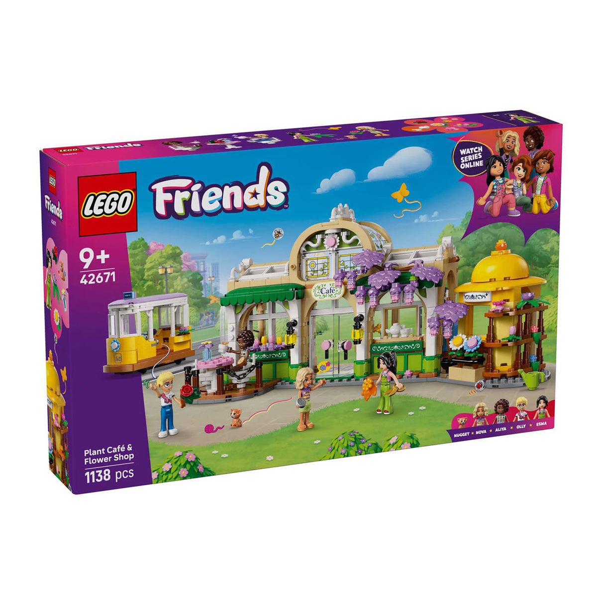 LEGO Friends 42671 Café végétal et magasin de fleurs
