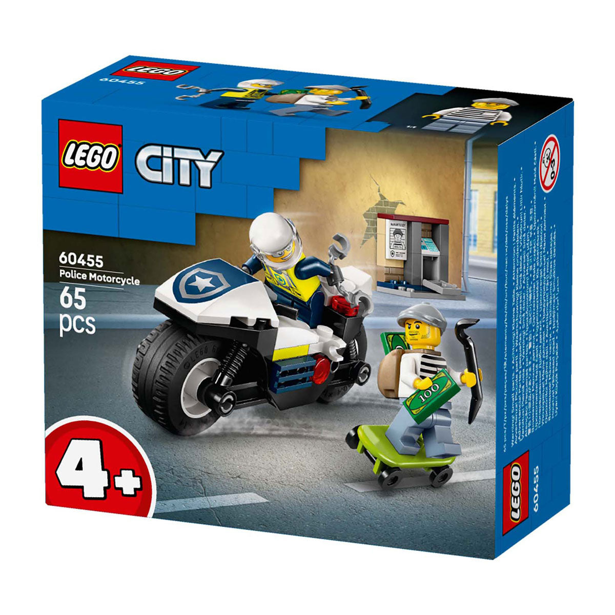 Lego city 60455 poursuite en moto par la police