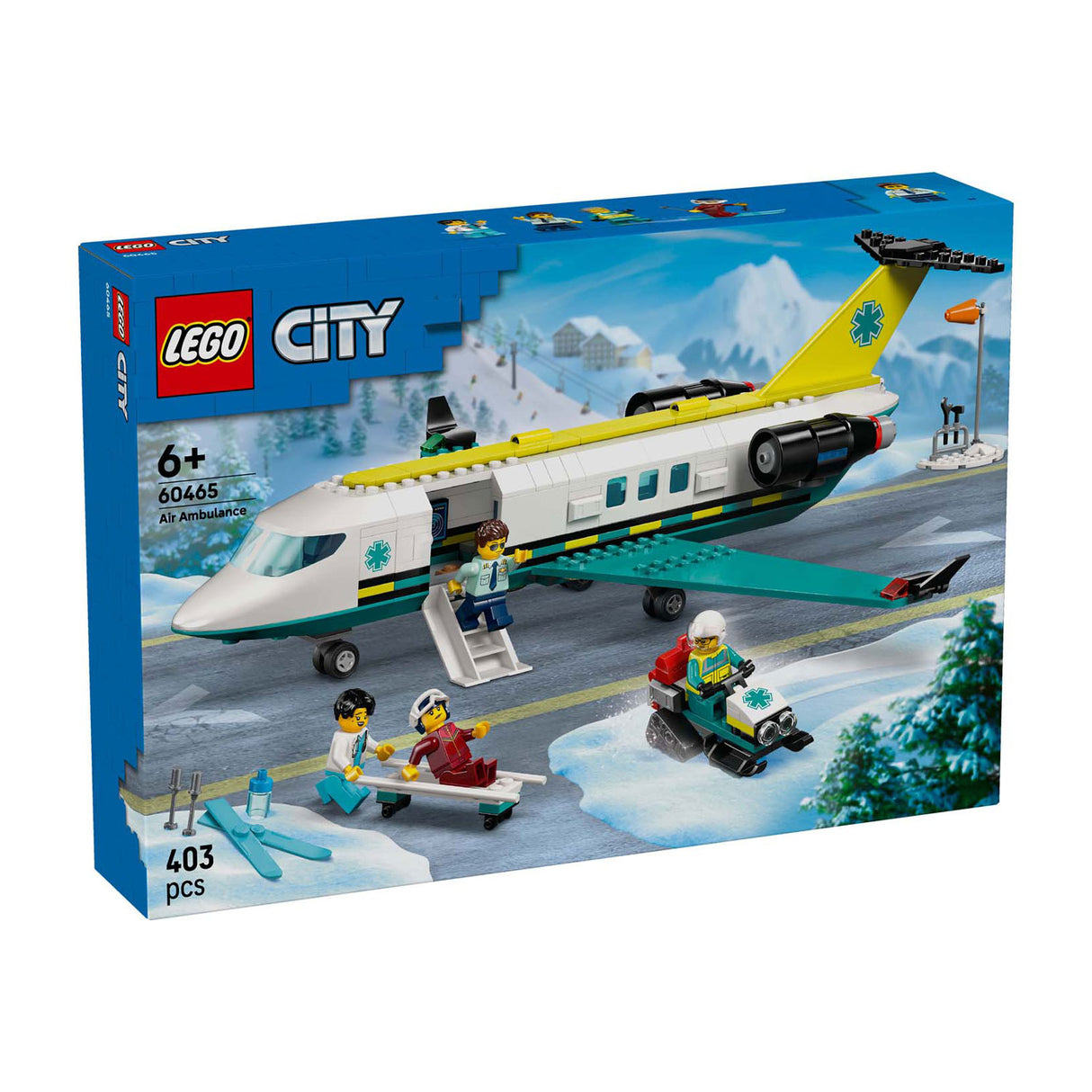 Avion ambulance Lego ® city, avion jouet - 60465