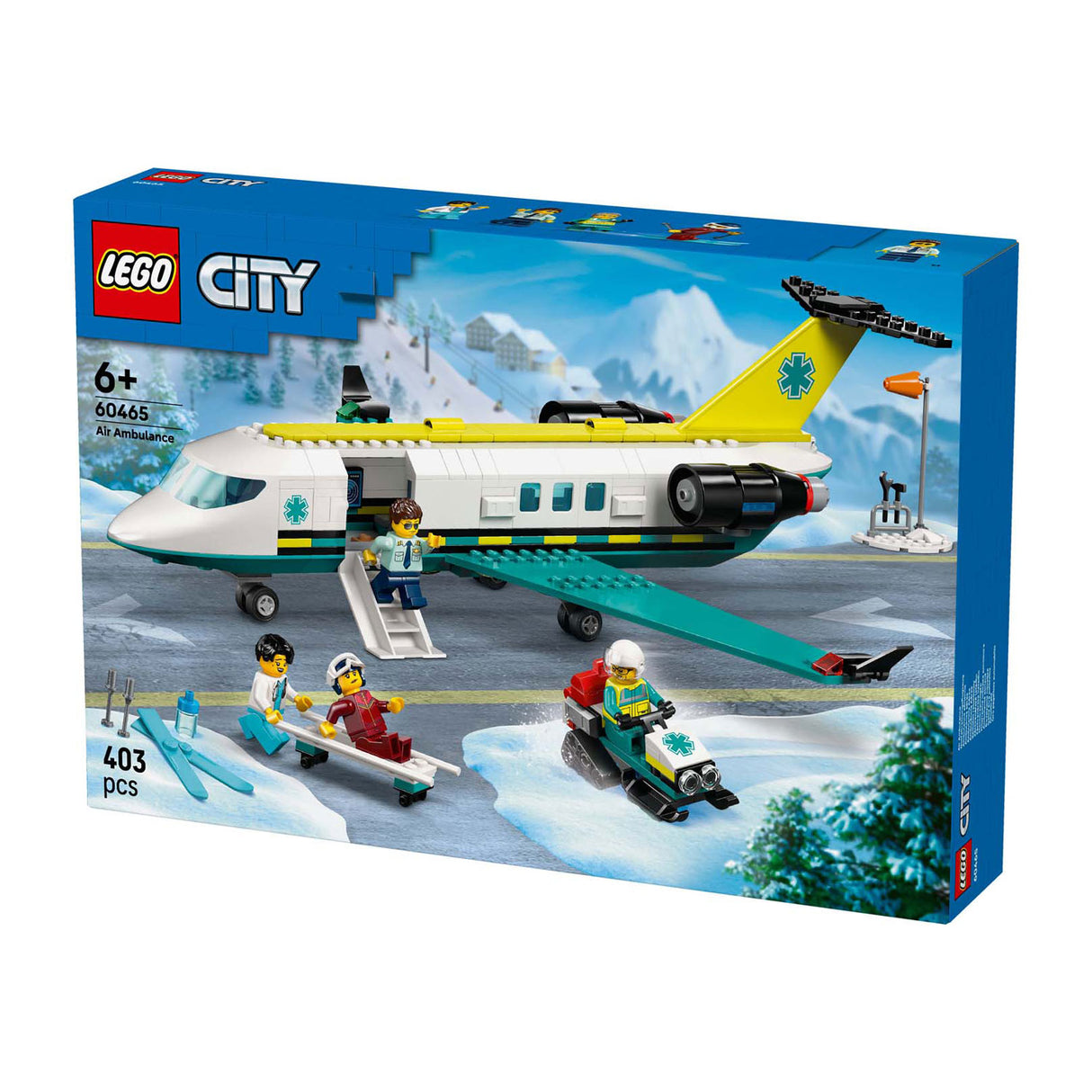 Avion ambulance Lego ® city, avion jouet - 60465