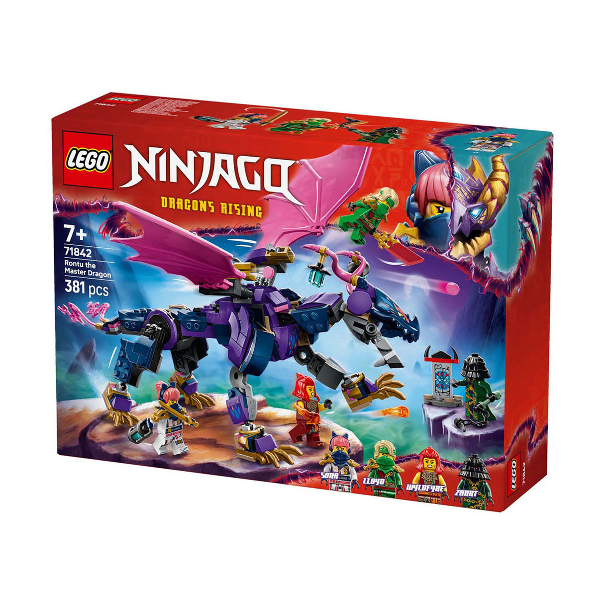 Lego 71842 Ninjago Rontu le maître dragon
