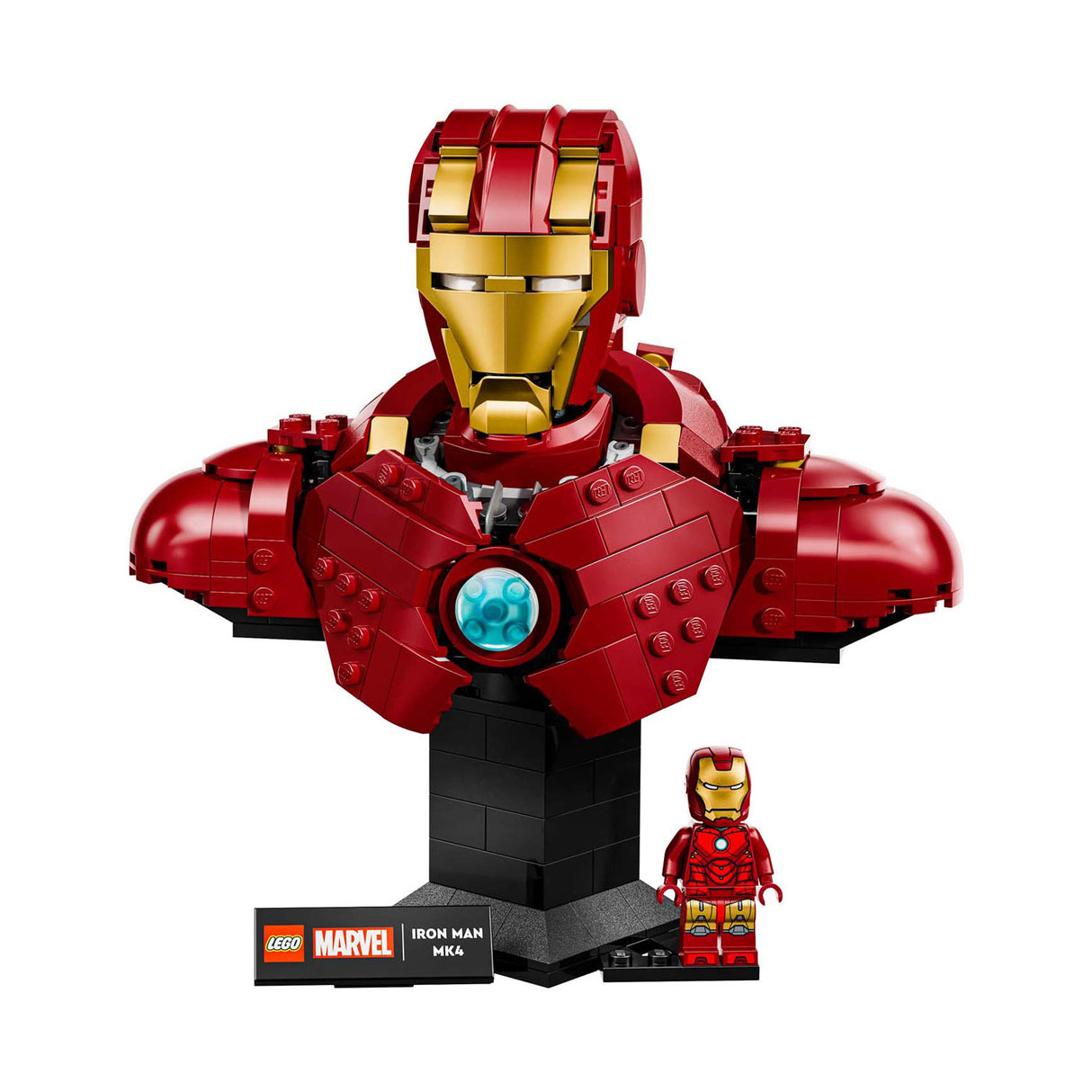 Lego super héros merveille 76327 buste d'iron man mk4