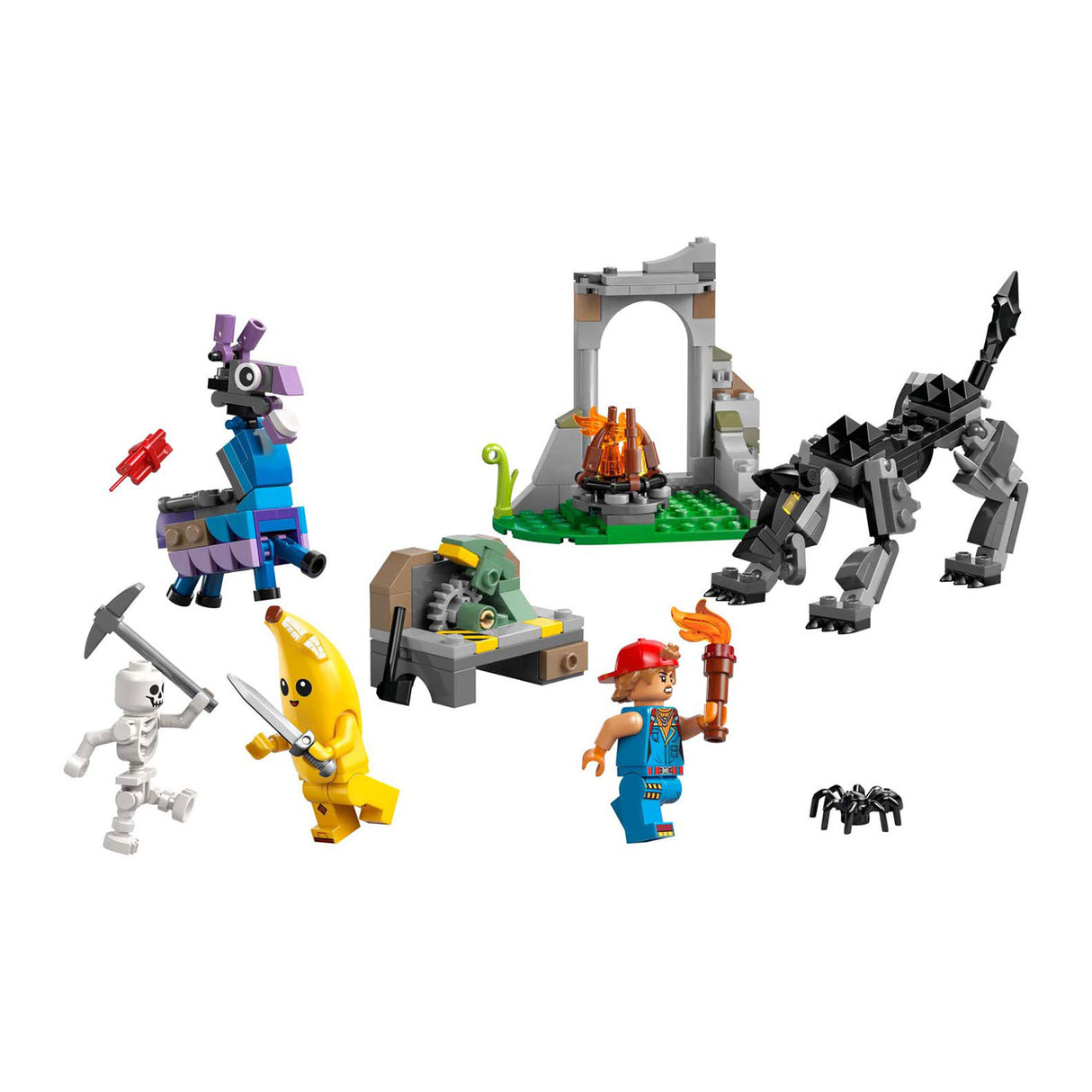 Lego Fortnite 77075 Camp Peely et bougies d'allumage