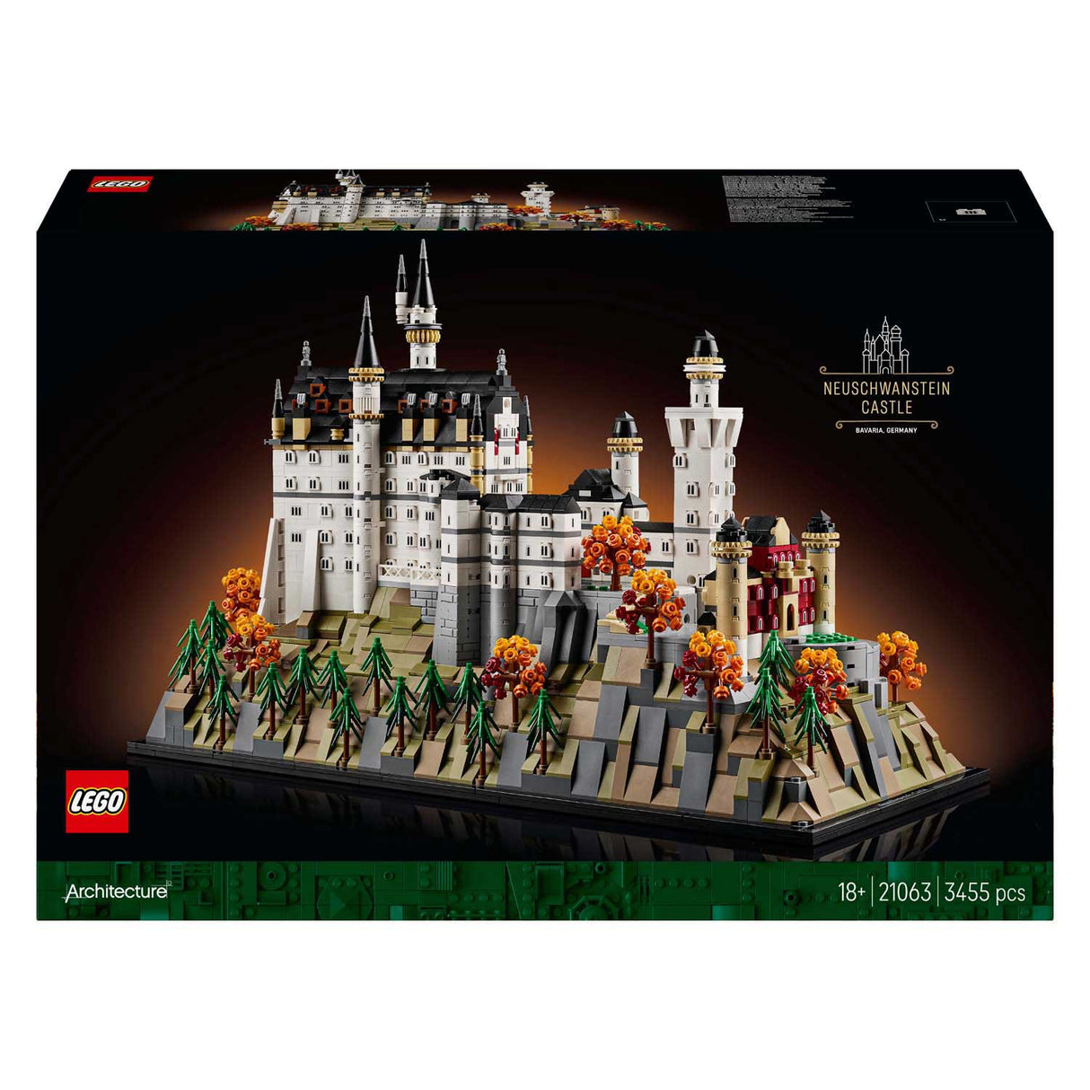 Lego Architecture 21063 Ensemble de collection du château de Neuschwanstein