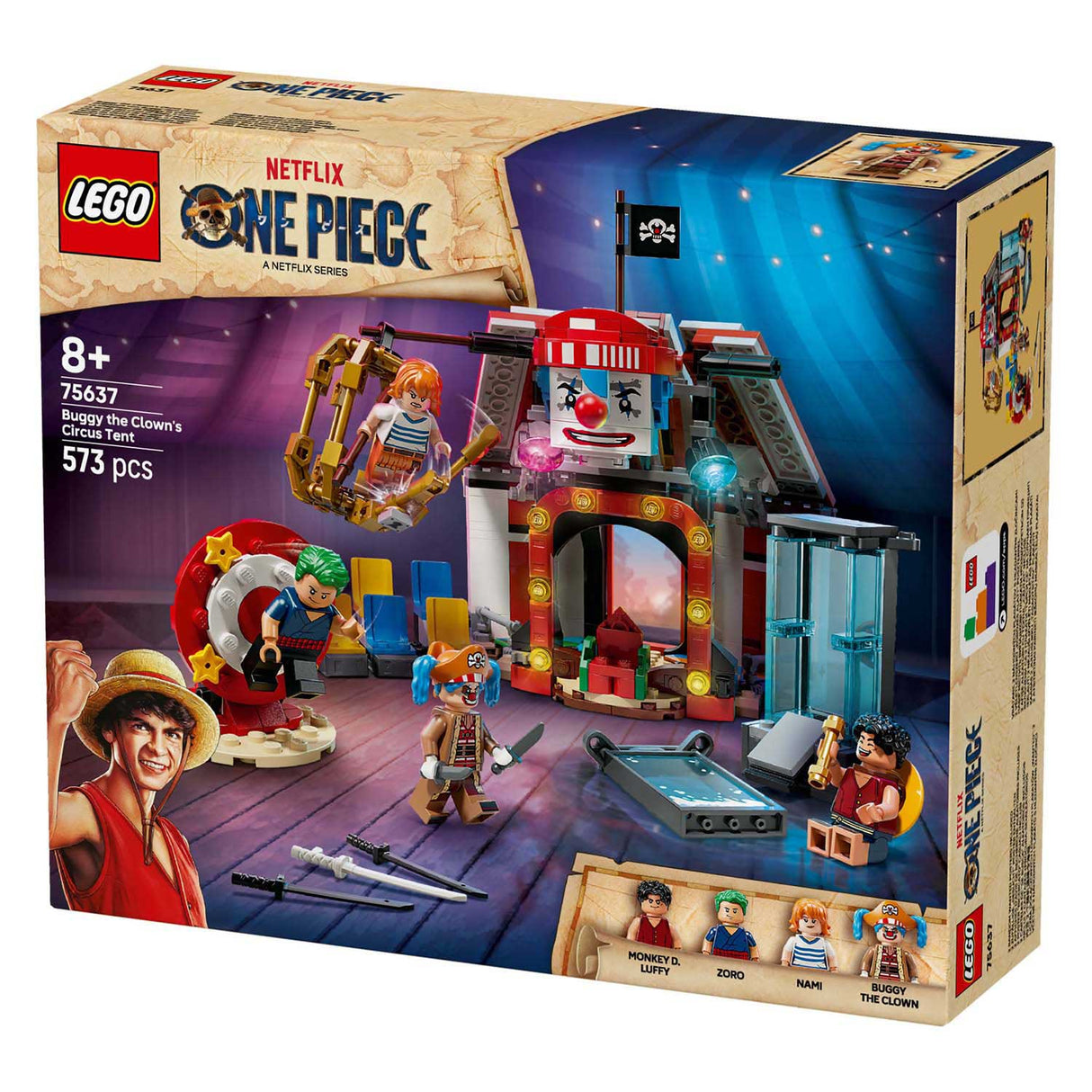 Lego ® tente de cirque une pièce de Buggy le clown - 75637