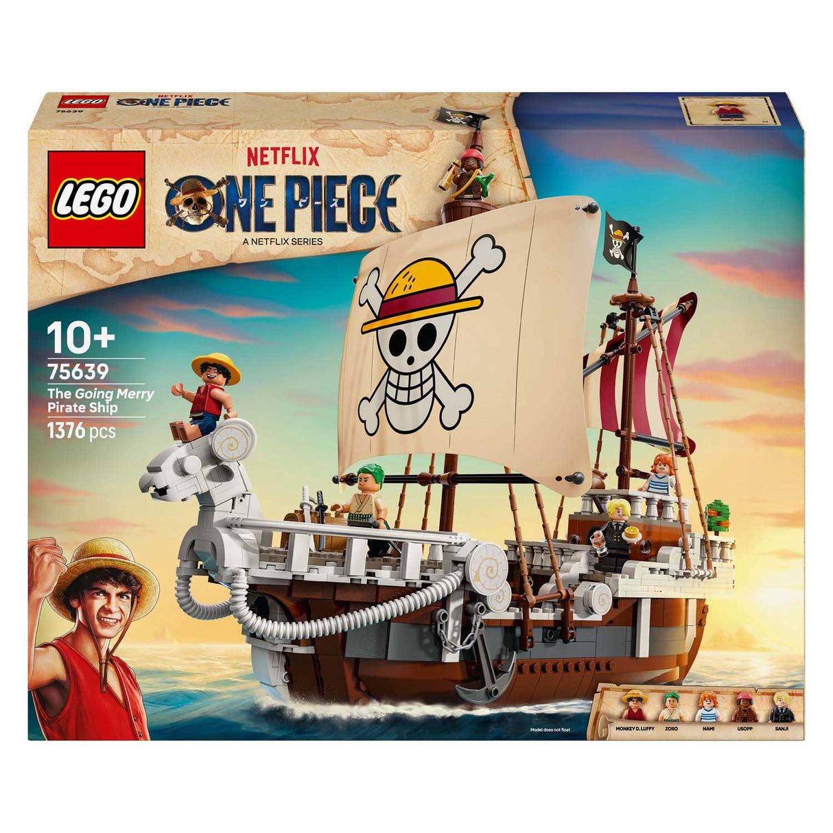 Lego ® One Piece Le bateau pirate va joyeux ensemble de construction - 75639