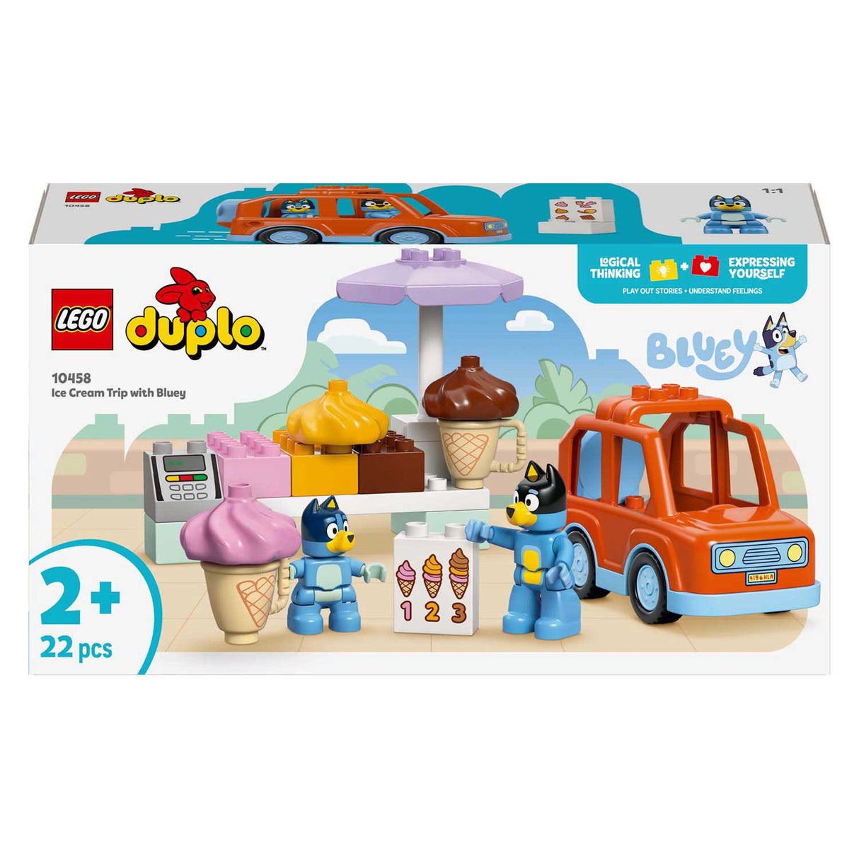 Lego ® duplo® bluey obtenez une glace avec bluey - 10458