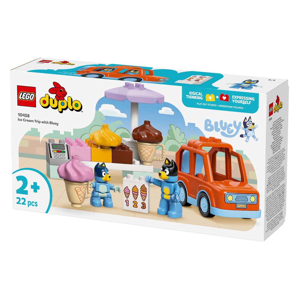 Lego ® duplo® bluey obtenez une glace avec bluey - 10458