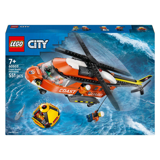 Lego city exploration 60503 hélicoptère de la garde côtière