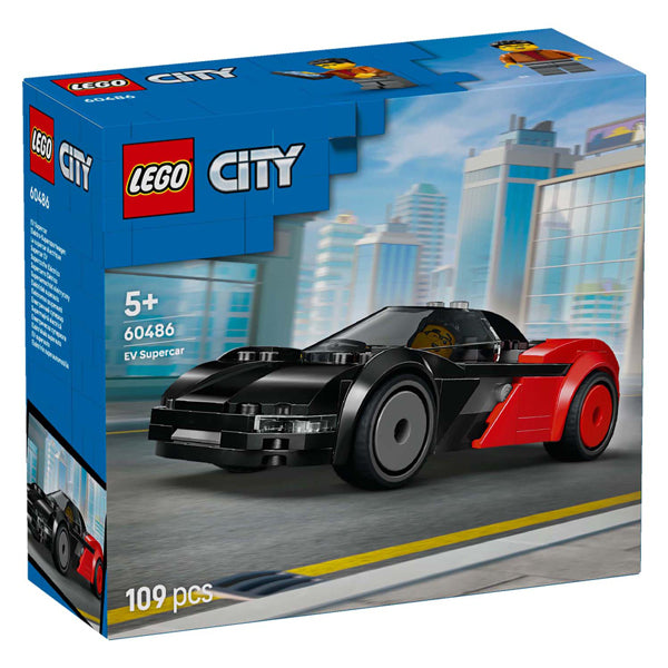 Lego city grands véhicules 60486 ev supercar | 2 pièces