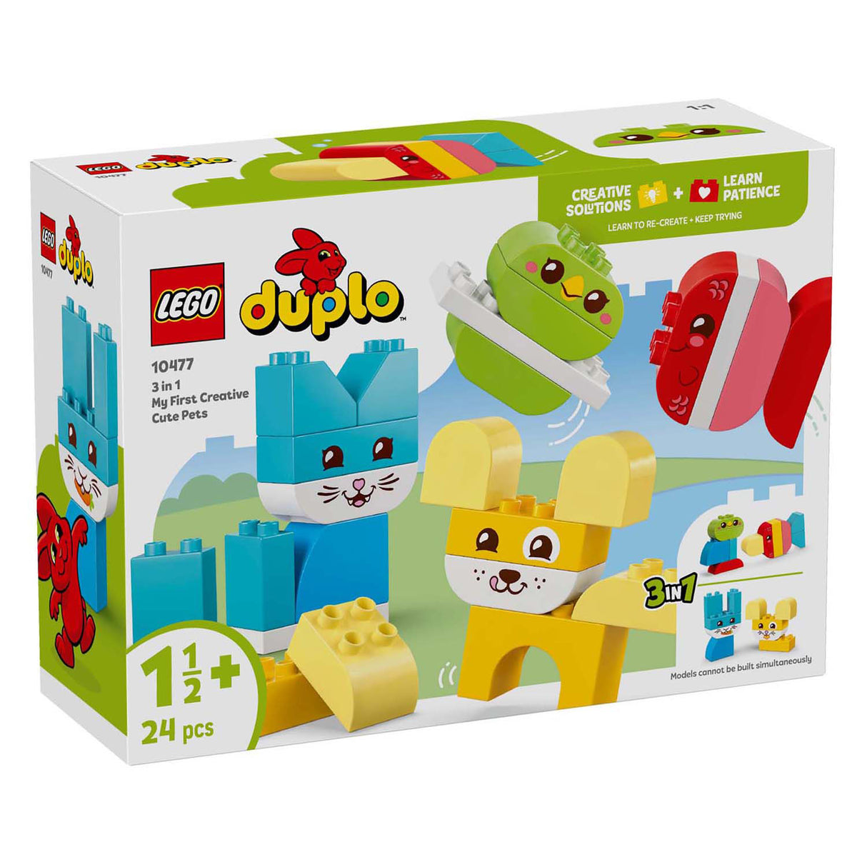 Lego Duplo 10477 3-en-1 mes premiers animaux créatifs