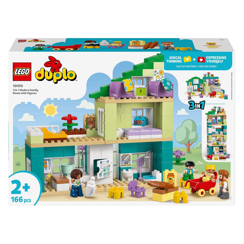 Lego Duplo Town 10470 maison moderne 3en1 avec figurines