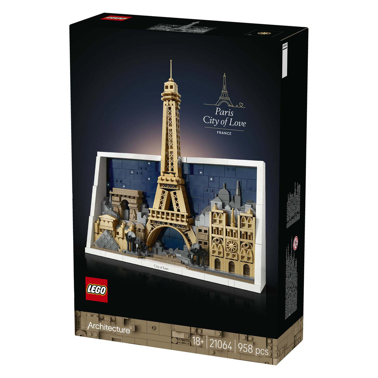 Lego ® architecture paris – ville de l'amour - 21064