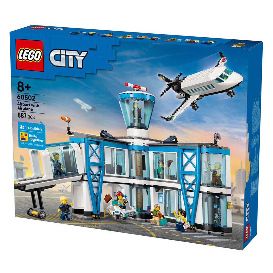 Lego my city 60502 aéroport avec avion