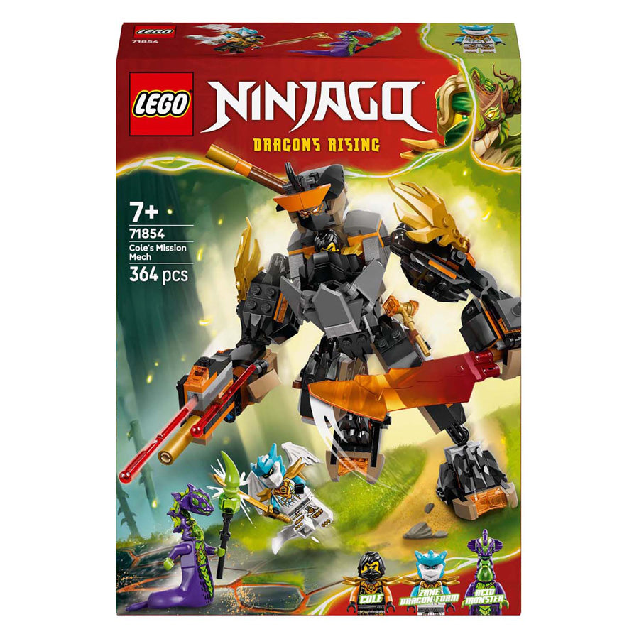 Lego Ninjago 71854 Le robot de mission de Cole et Zane le dragon