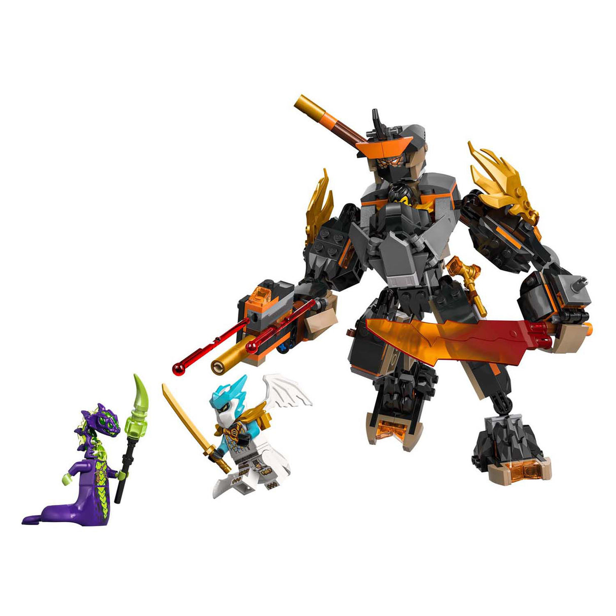 Lego Ninjago 71854 Le robot de mission de Cole et Zane le dragon