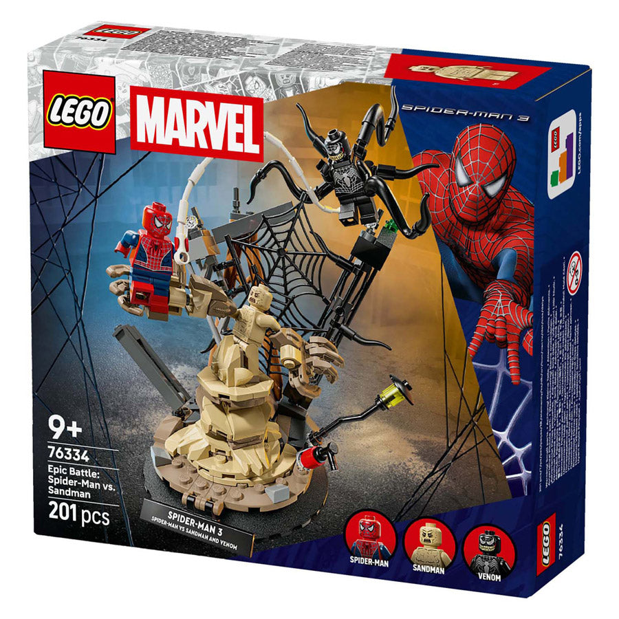 Lego 76334 Super Heroes Marvel Ultimate Battle : Spider-Man contre l'homme de sable