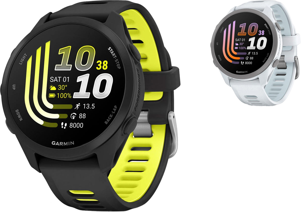 Garmin forerunner 170 - gps multisport smartwatch | black amp yellow