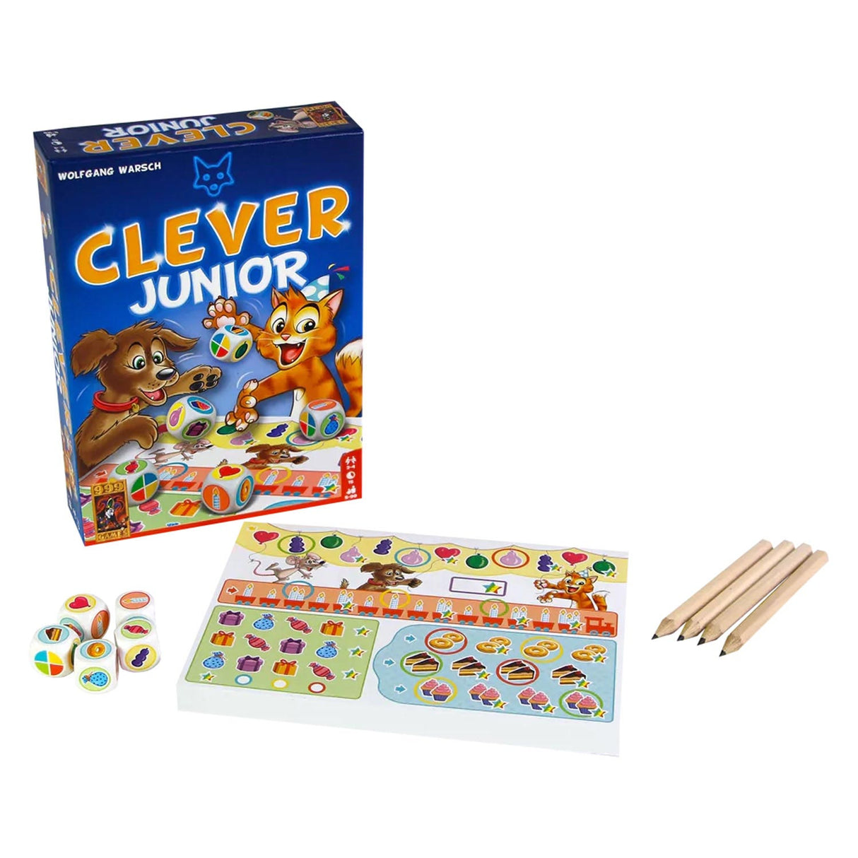 999 Games Dobbelspel Clever Junior 11 pièces (NL)