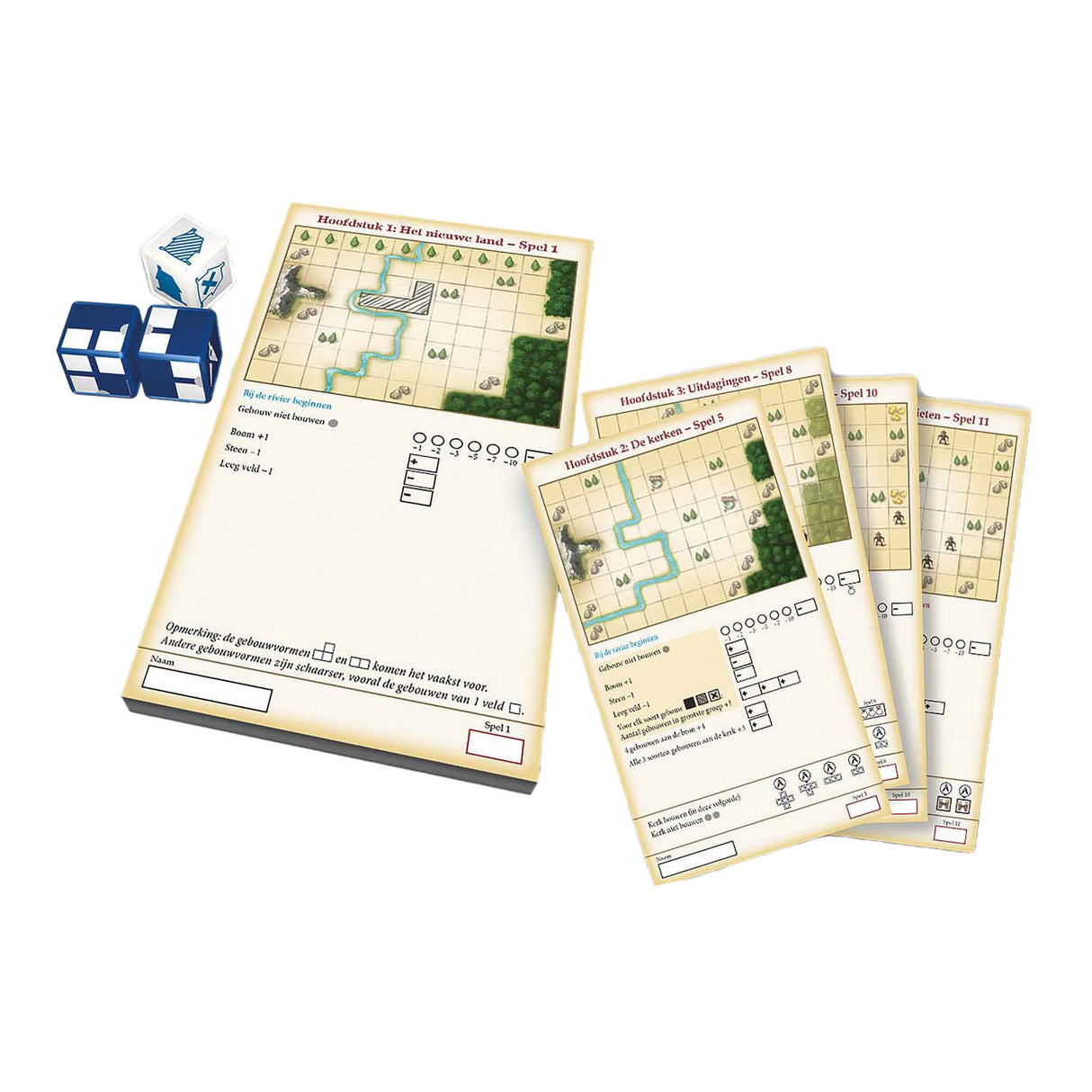 999games 999 jeux My City Roll Write Dice Game