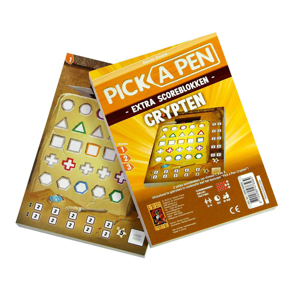 999games 999 jeux Pick a Pen Cryptes, 2 pcs.