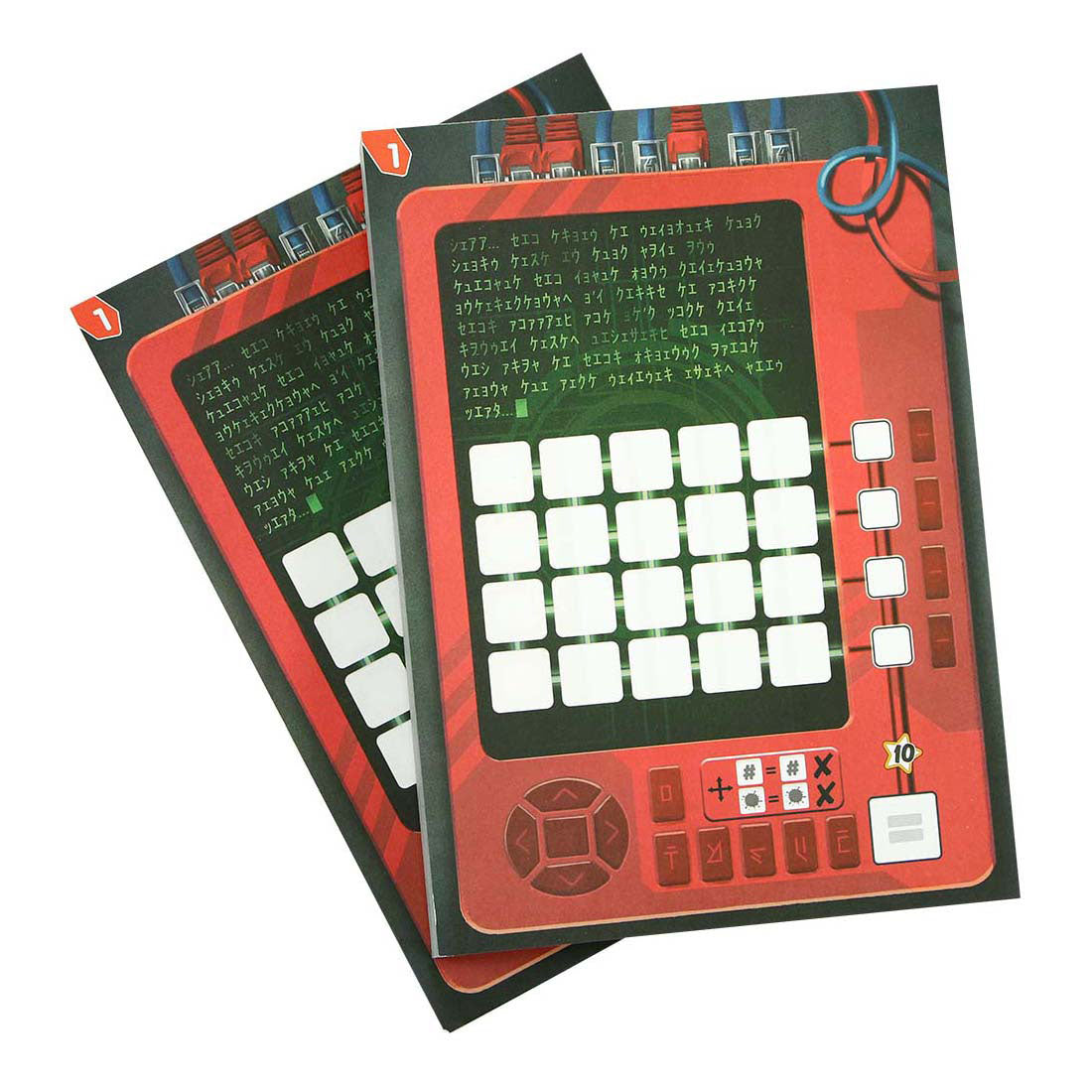 999games 999 jeux Pick a Pen Hackers Score Pads, 2 pcs.