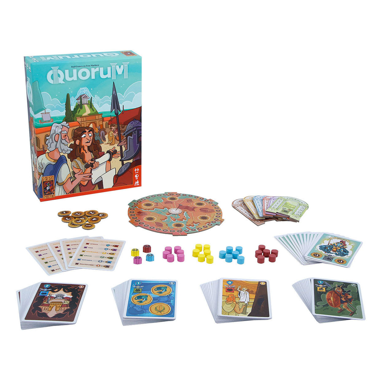 999games 999 games jeu de société quorum (néerlandais, 2 - 4 joueurs, 45 minutes, à partir de 14 ans)