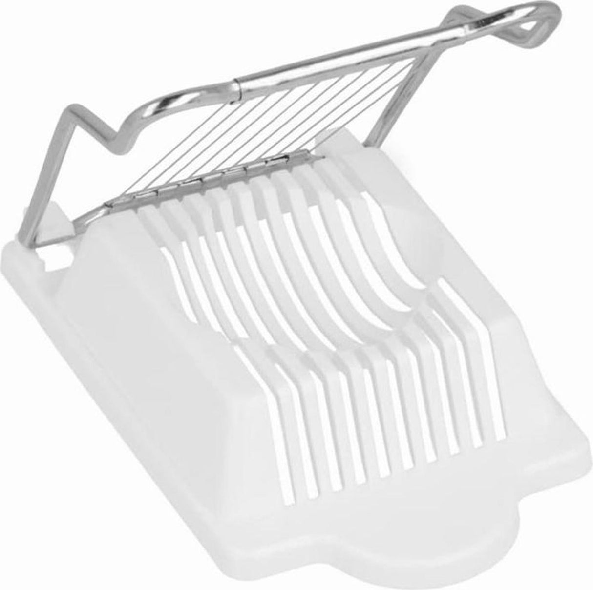 Coupe-œufs Metaltex en acier inoxydable blanc