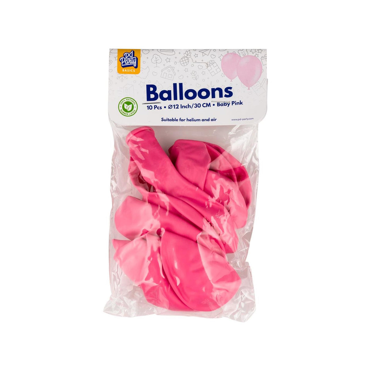 Ballons 10 pcs rose bébé