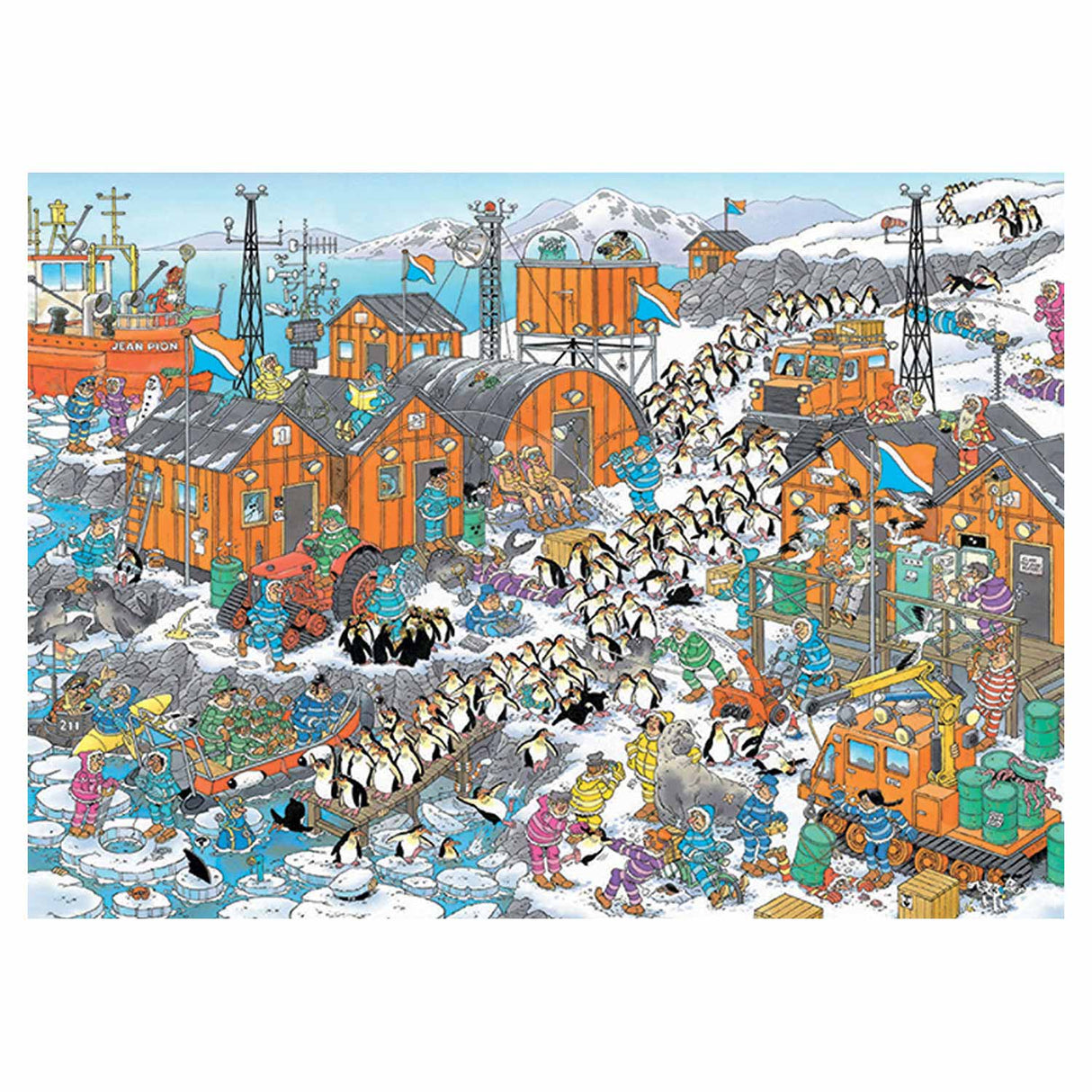 Puzzle Jumbo Jan van Haasteren - Pôle Sud, 1000 pcs.