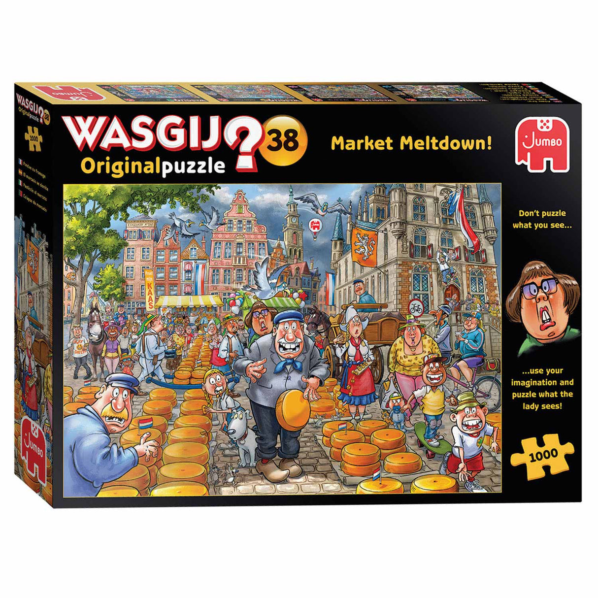 Jumbo - Plug Puzzle Waspai Cheese Alarm 1000 pièces