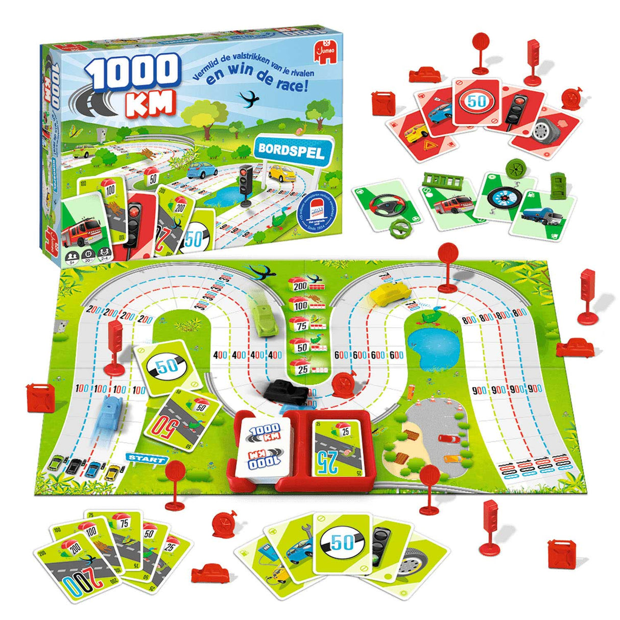 Jeu de société Jumbo 1000km - jeu de société pour enfants