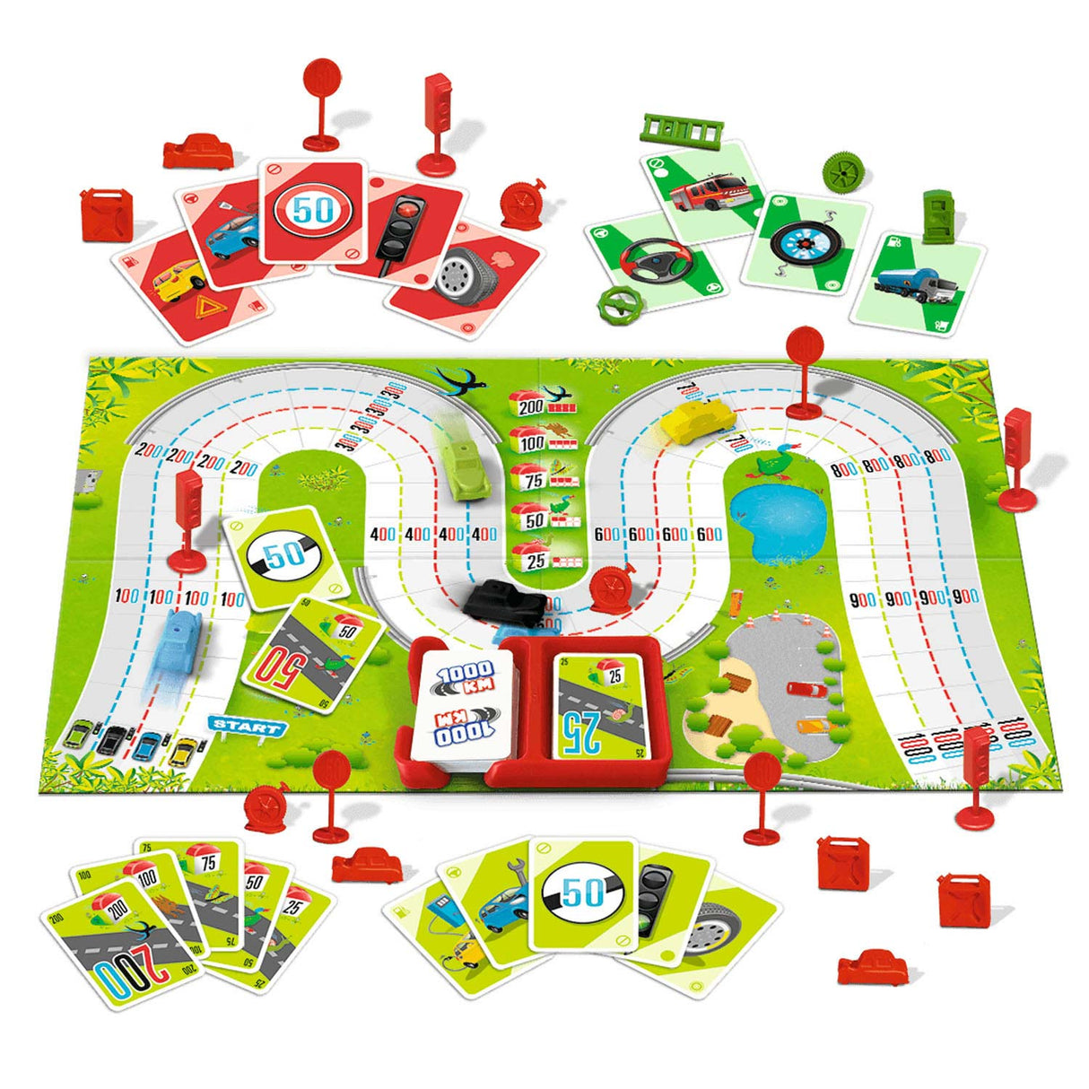 Jeu de société Jumbo 1000km - jeu de société pour enfants