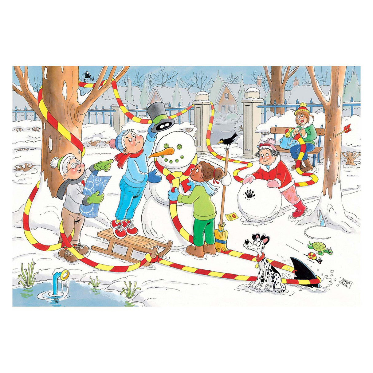 Jan van Haasteren puzzle junior - bonhomme de neige, 150 pcs.
